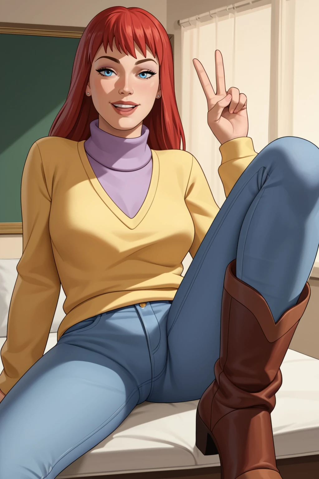 Mary Jane Watson - Spider-Man The Animated Series - Pony Diffusion XL by tubbymeatball v1