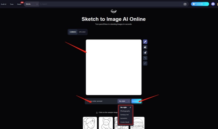 SeaArt Sketch to Image AI Online