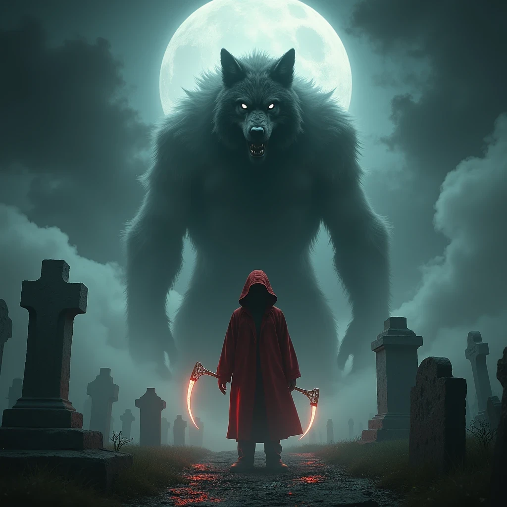 Kid death and werewolf - SeaArt Modelo AI
