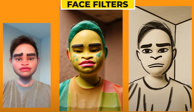 Filters to Change Facial Features