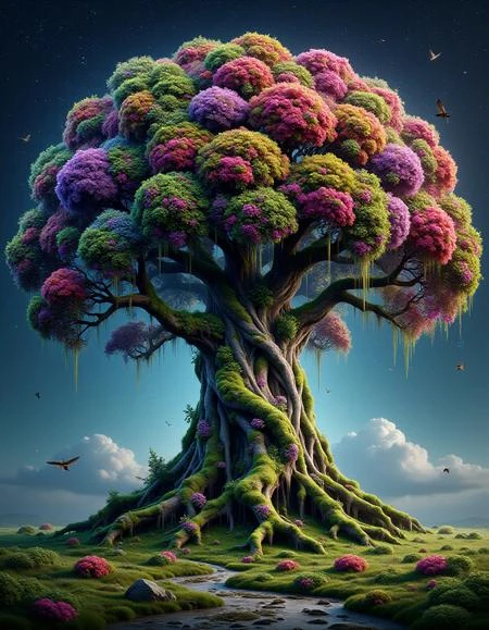 overgrowth style FLUX
