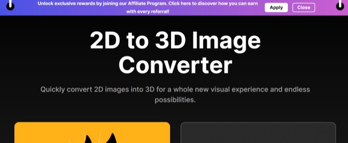 Dzine.ai 2D to 3D Image Converter