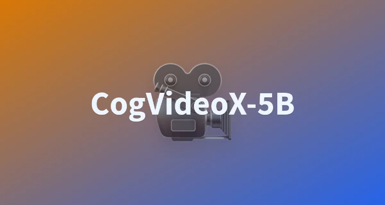 CogVideoX 5B