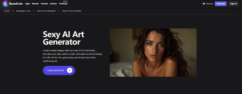 BasedLabs sexy AI art generator