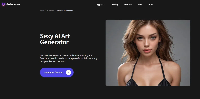 GoEnhance Sexy AI art generator