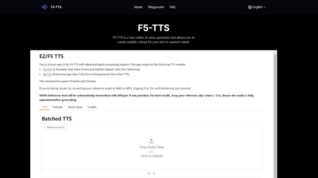 F5TTS Manipulation Page