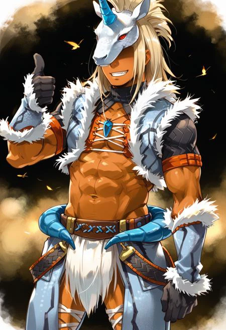 Monster Hunter - Kirin Armor - Male  ponyXL 1