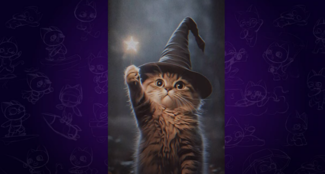 Create a Wizard Cat Video Using AI