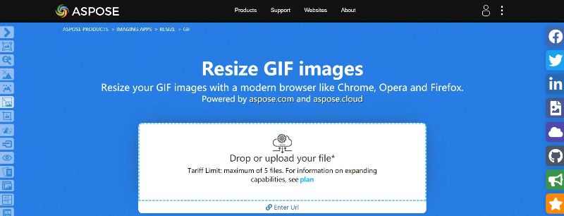 Aspose GIF image resizer