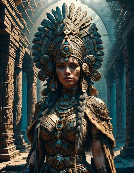 Mesoamerican Fantasy Character v1