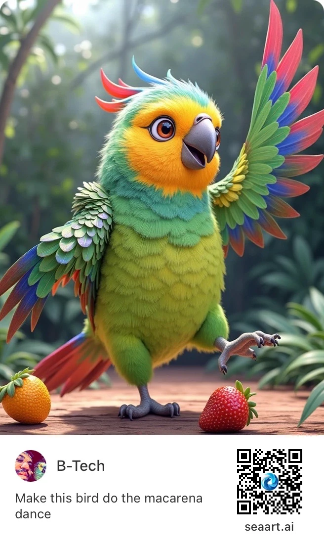 Macarena Magic: When Parrots Steal the Dance Floor