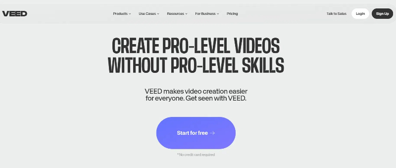 VEED.IO video editor