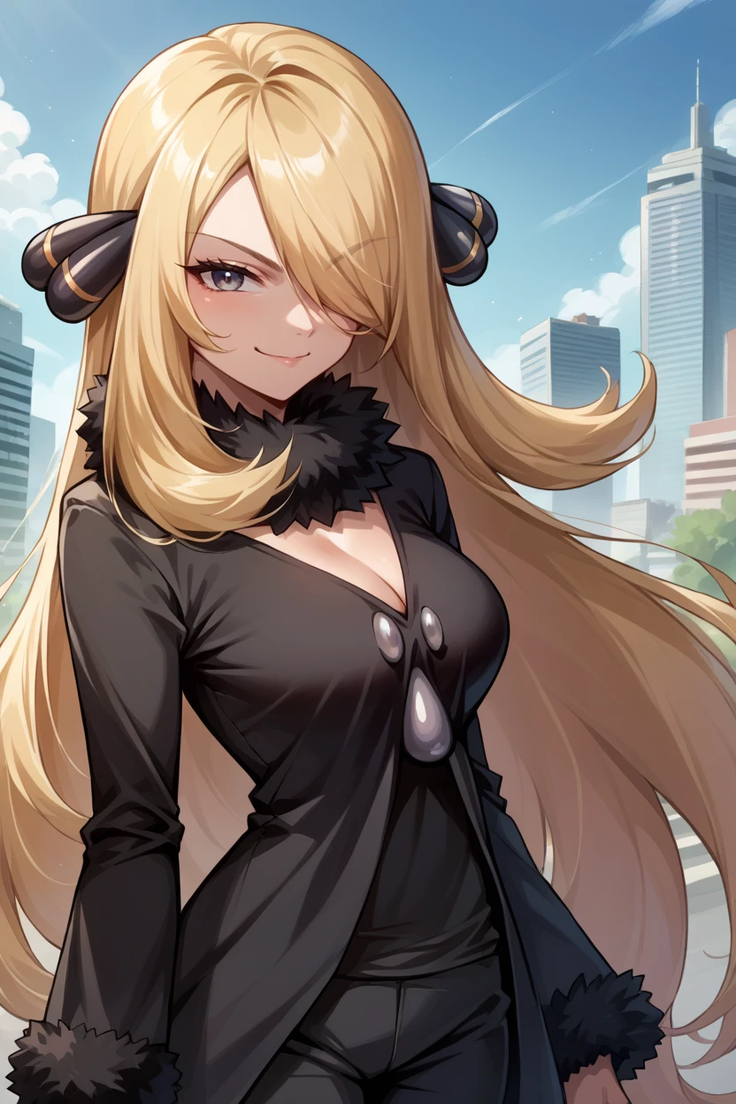 Cynthia - Pokemon 4 Outfits v1