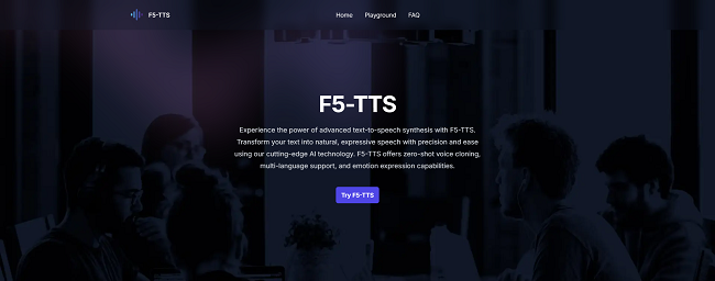 F5-TTS主页