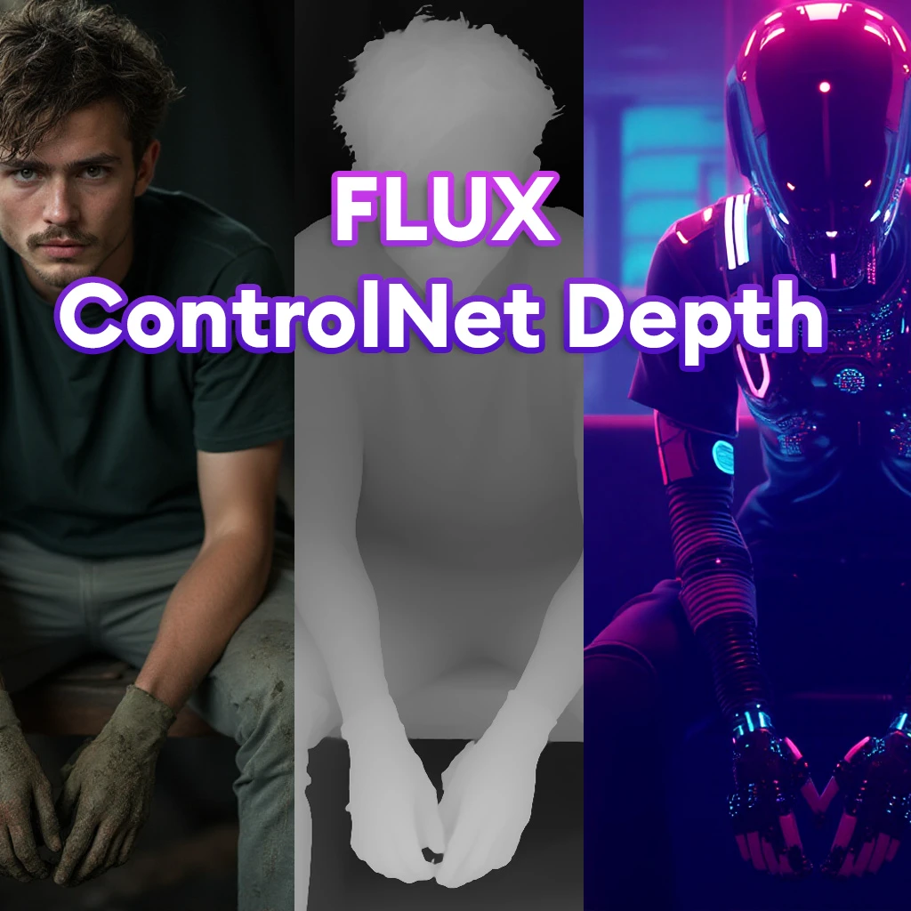 Flux ControlNet Depth [XLabs]