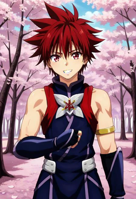Matsuri Kazamaki Male Form from Ayakashi Triangle 1