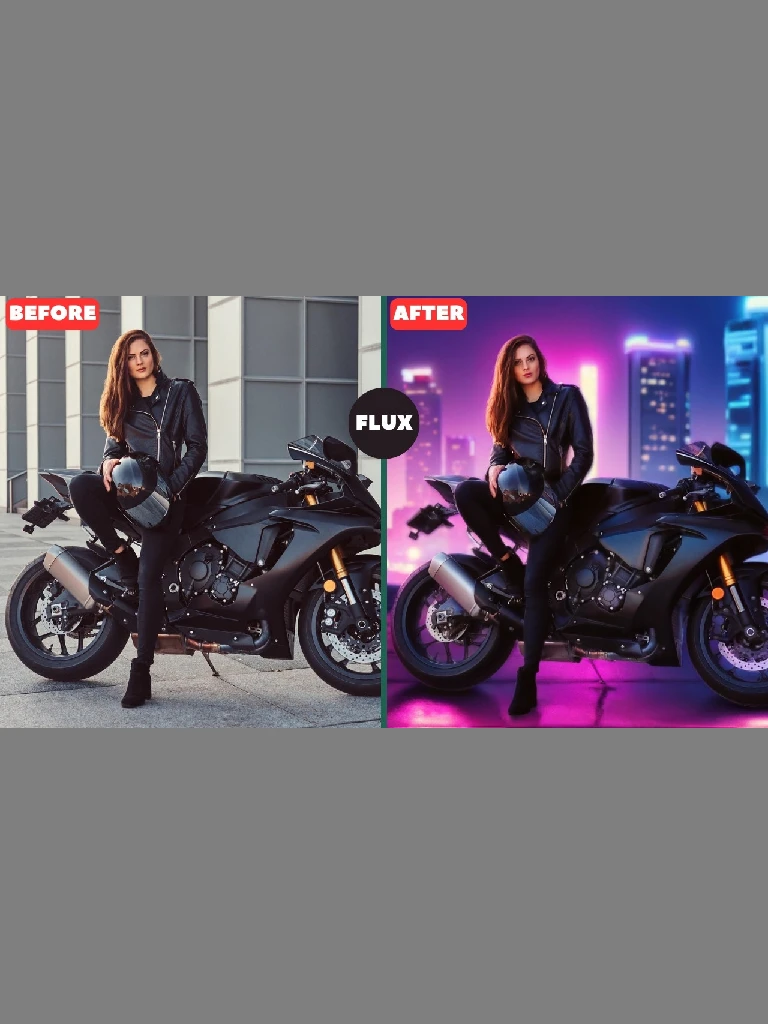 Flux Background Replacer (with ControlNet) for portraits, products, or various o