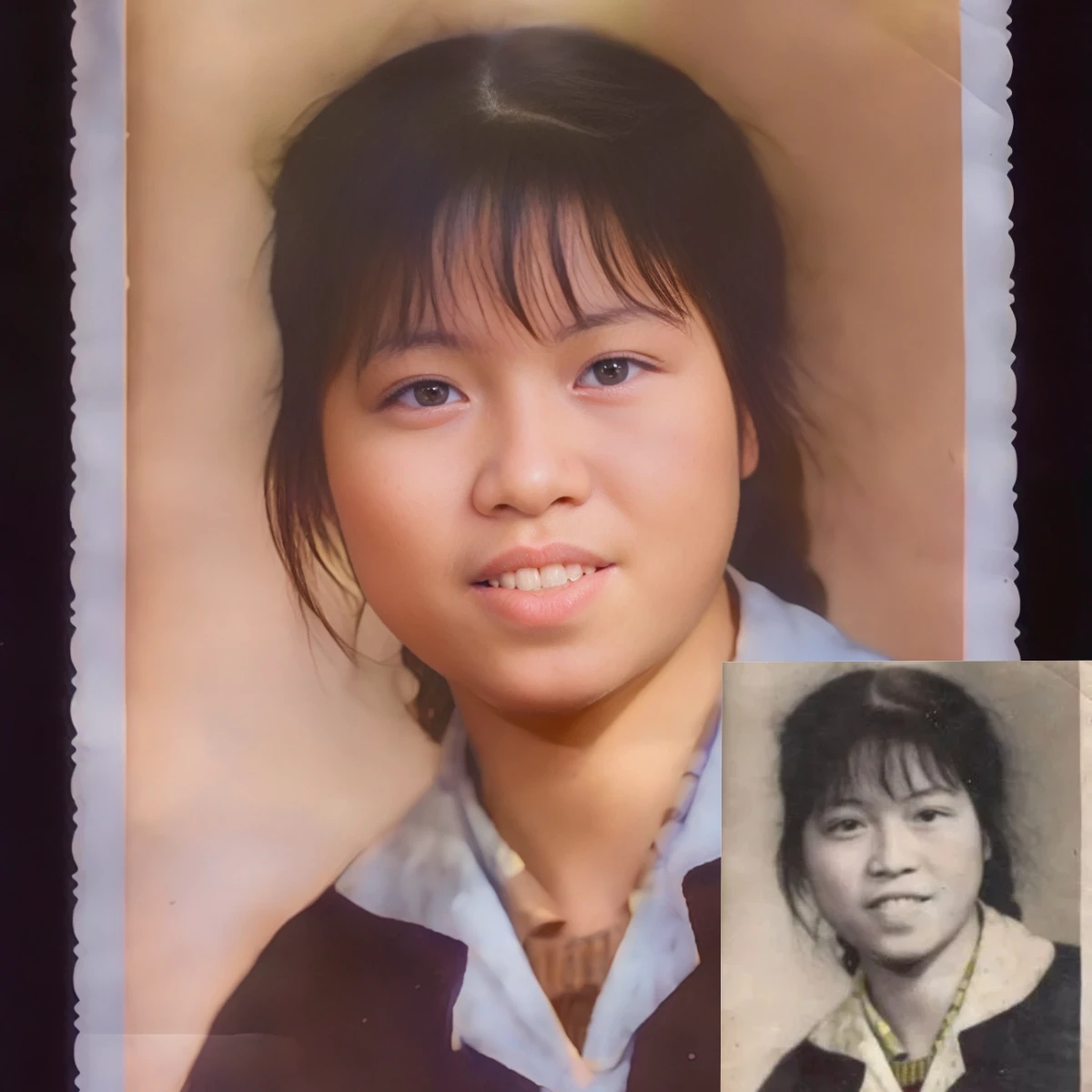Old Photo Reborn - 2 step fix and recolor of blurry monochrome photo