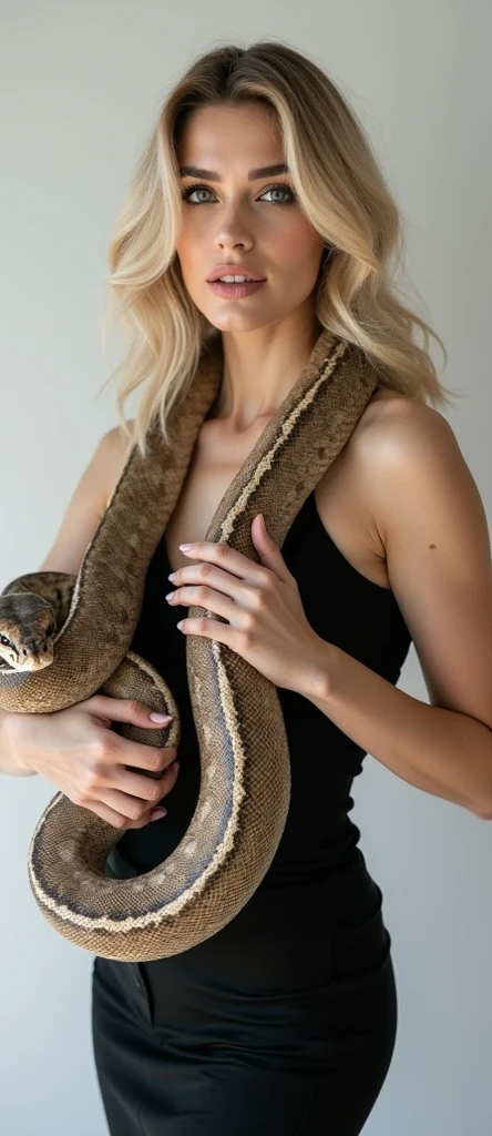 Woman and snake 