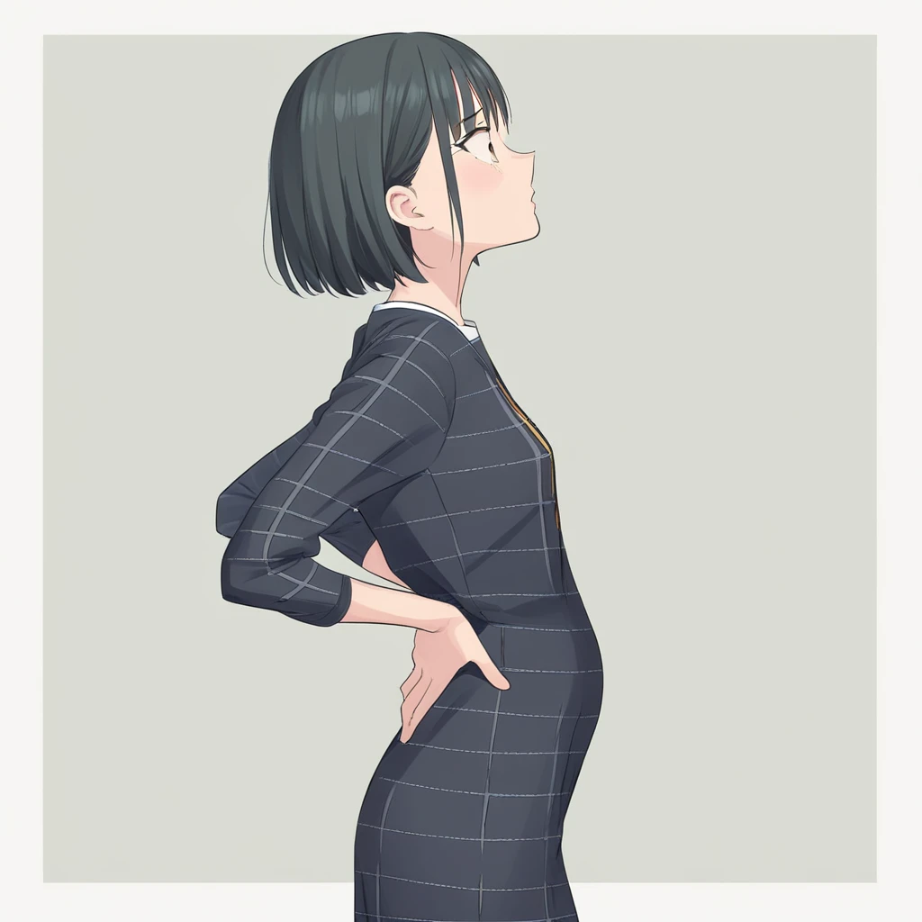 Hands on back Pose ponyV1