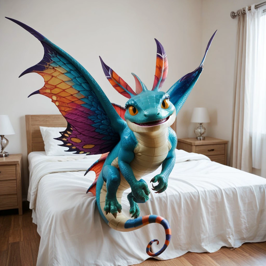 Faerie Dragon Brightwing Warcraft PonyXL by thedragongenerator V1.0