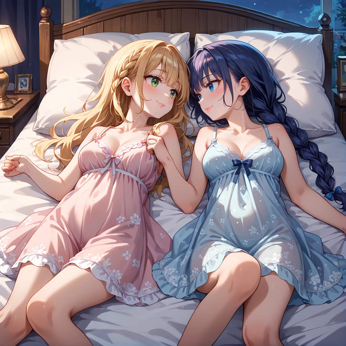 Lesbian sleeping together 1.0