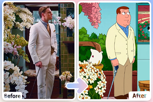 Example of Transformed Backdrops