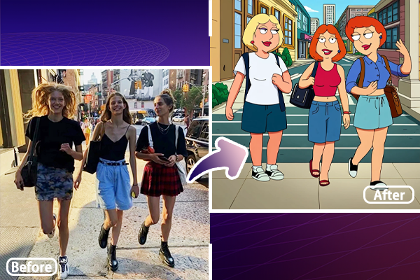 Contrast of a Full-Body Transformation