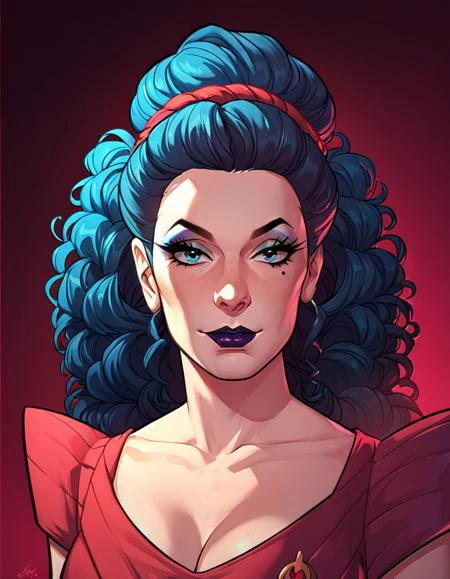 Deanna Troi From Comic 1.0