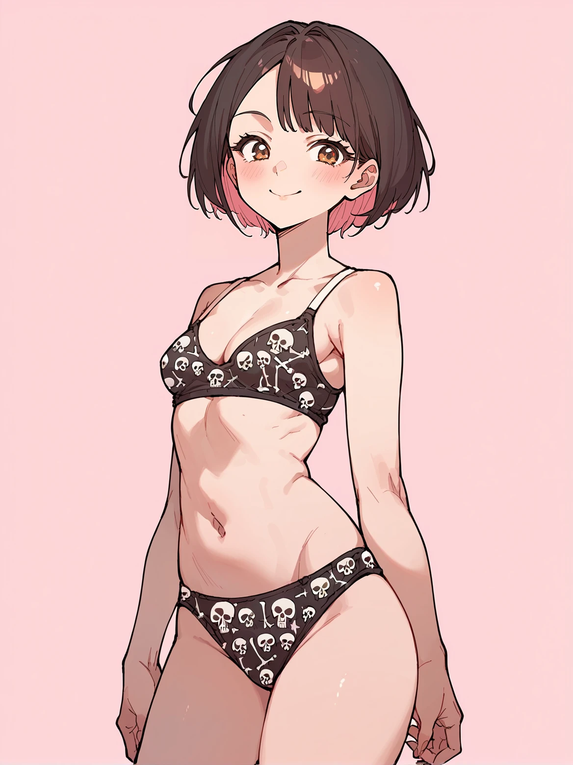 Skull-Print Lingerie  1.0