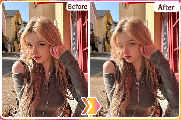 Before-and-after Comparison of Wink Filter 1