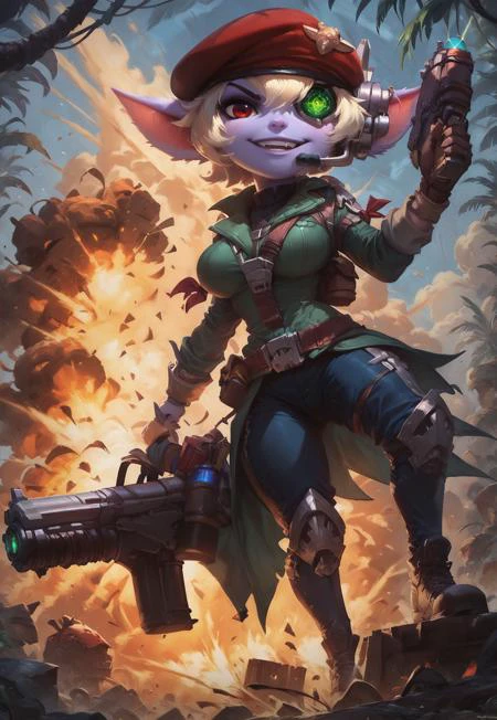 Omega Squad Tristana - (League of Legends) - Character LoRA - [Pony] 1.0