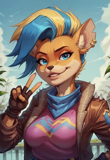 Pirate Tawna - (Crash Bandicoot) - Character LoRA - [Pony] 1.0