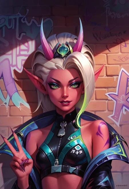 Street Demon Zyra - (League of Legends) - Character LoRA - [Pony] 1.0