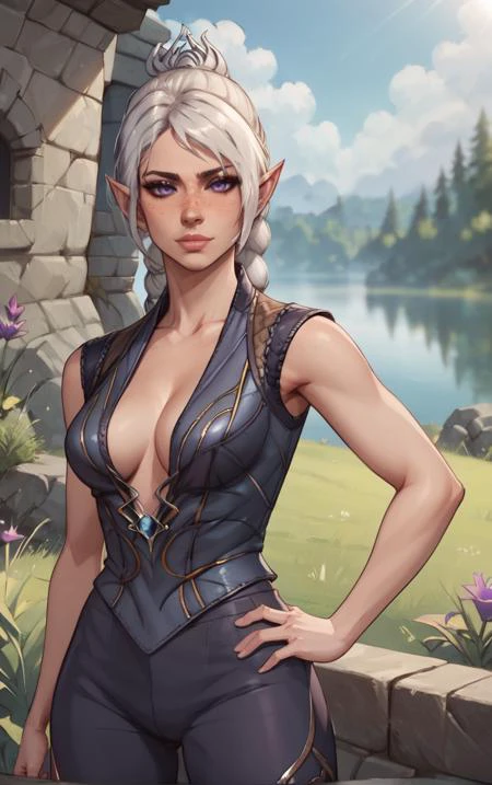 🦄Shadowheart White Hair | Baldur's Gate 3 | 4 Attires 1.0