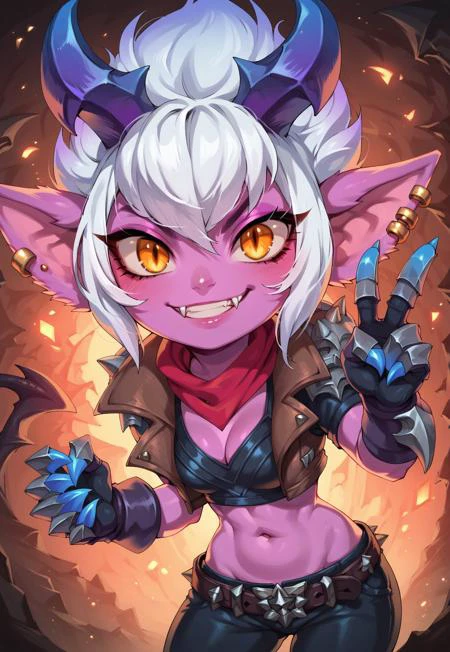 Demon Tristana - (League of Legends) - Character LoRA - [Pony] 1.0