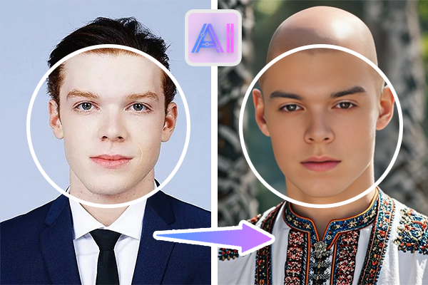 Face Swap Bald Photos