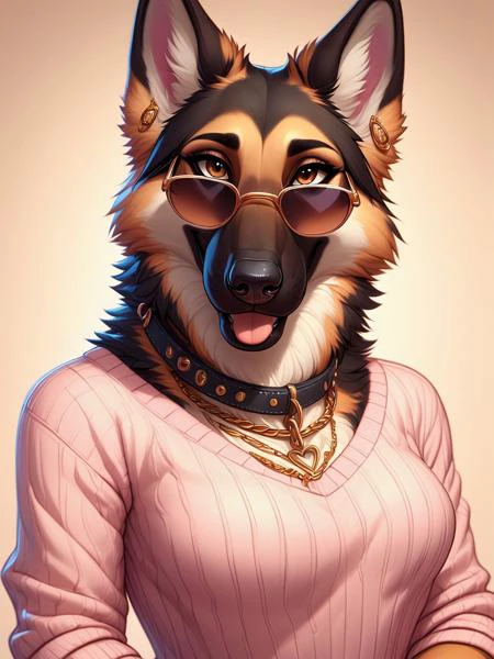 German Sheperd Anthro (Pony SDXL) 1.0