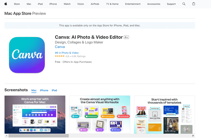 Canva app