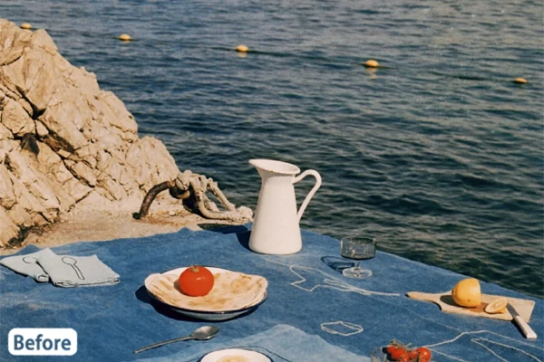 Limpe a imagem com o limpador de imagens com IA