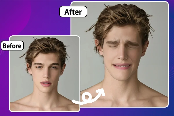 Example of a Transformed Sad Face