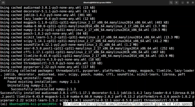 Clone the Fish Speech V1.5 repository