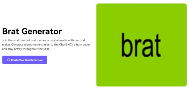 media.io brat generator