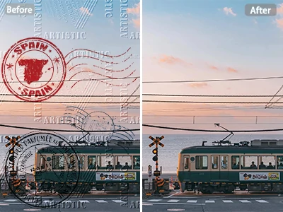 Remove Stamp Example 3