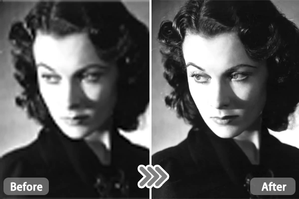 enhance photo quality before and after