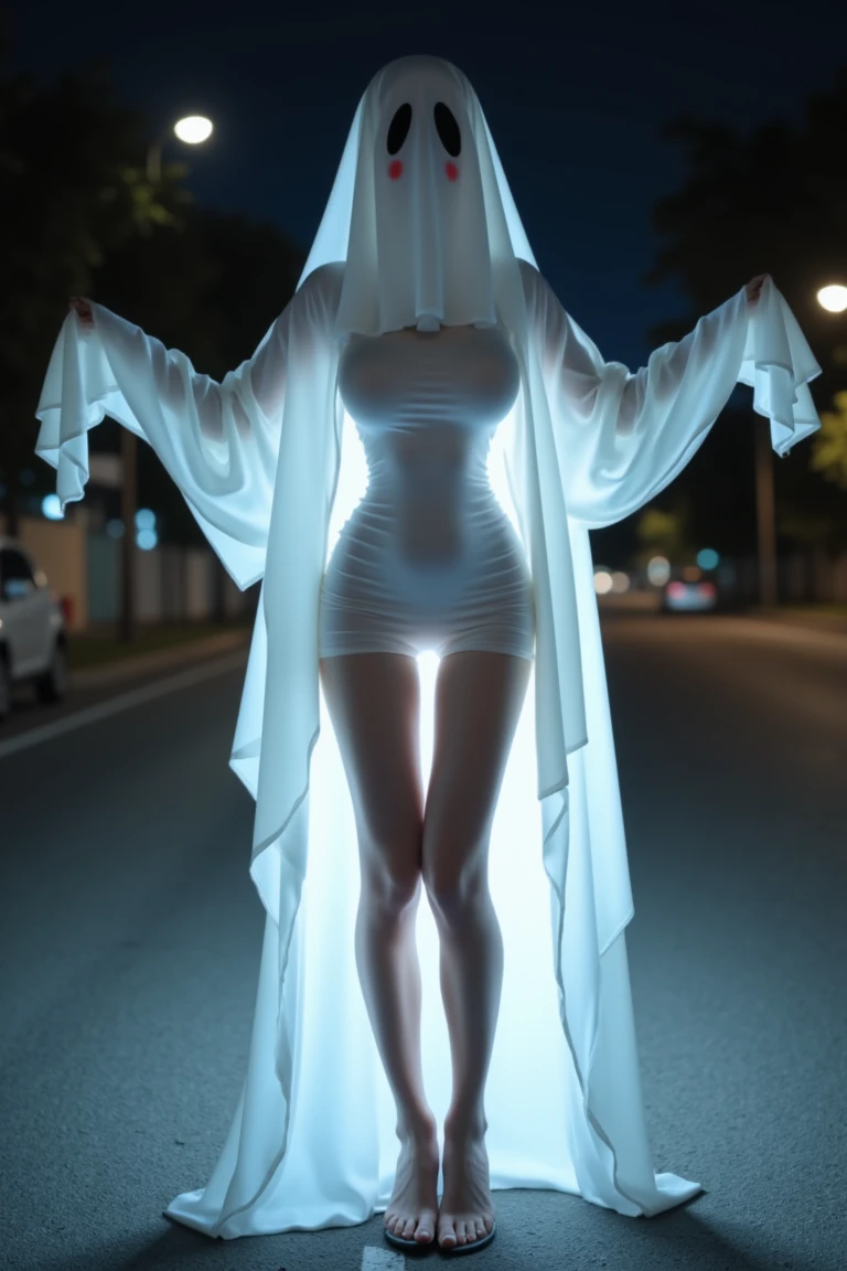 FLUX.1 Backlight Ghost Lady
