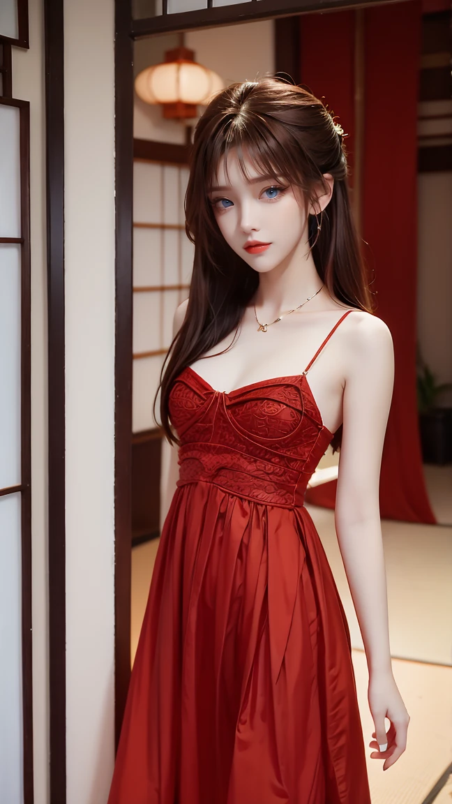 ??紅棉混紡泡泡連身裙 2024_12_26