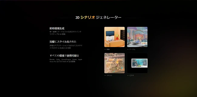 3Dシナリオジェネレーター