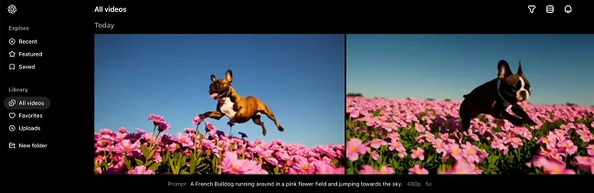 Sora AI動画生成の例