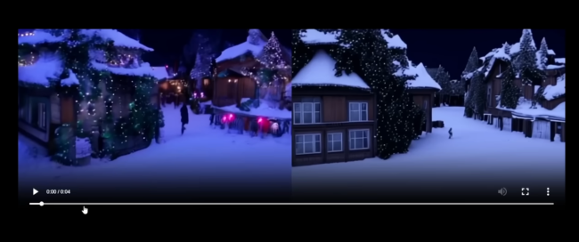 Comparison of using LTX Video 0.9.1